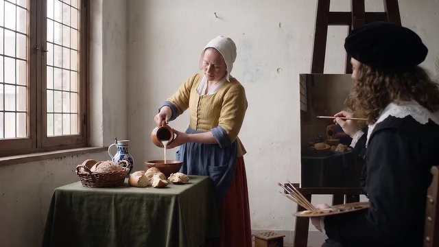 Vermeer and the Milkmaid